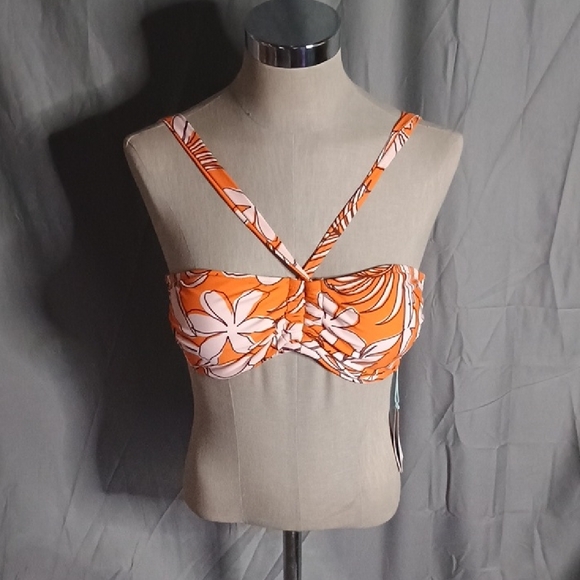 Kona Sol Bold Orange Swimwear - Picture 1 of 5